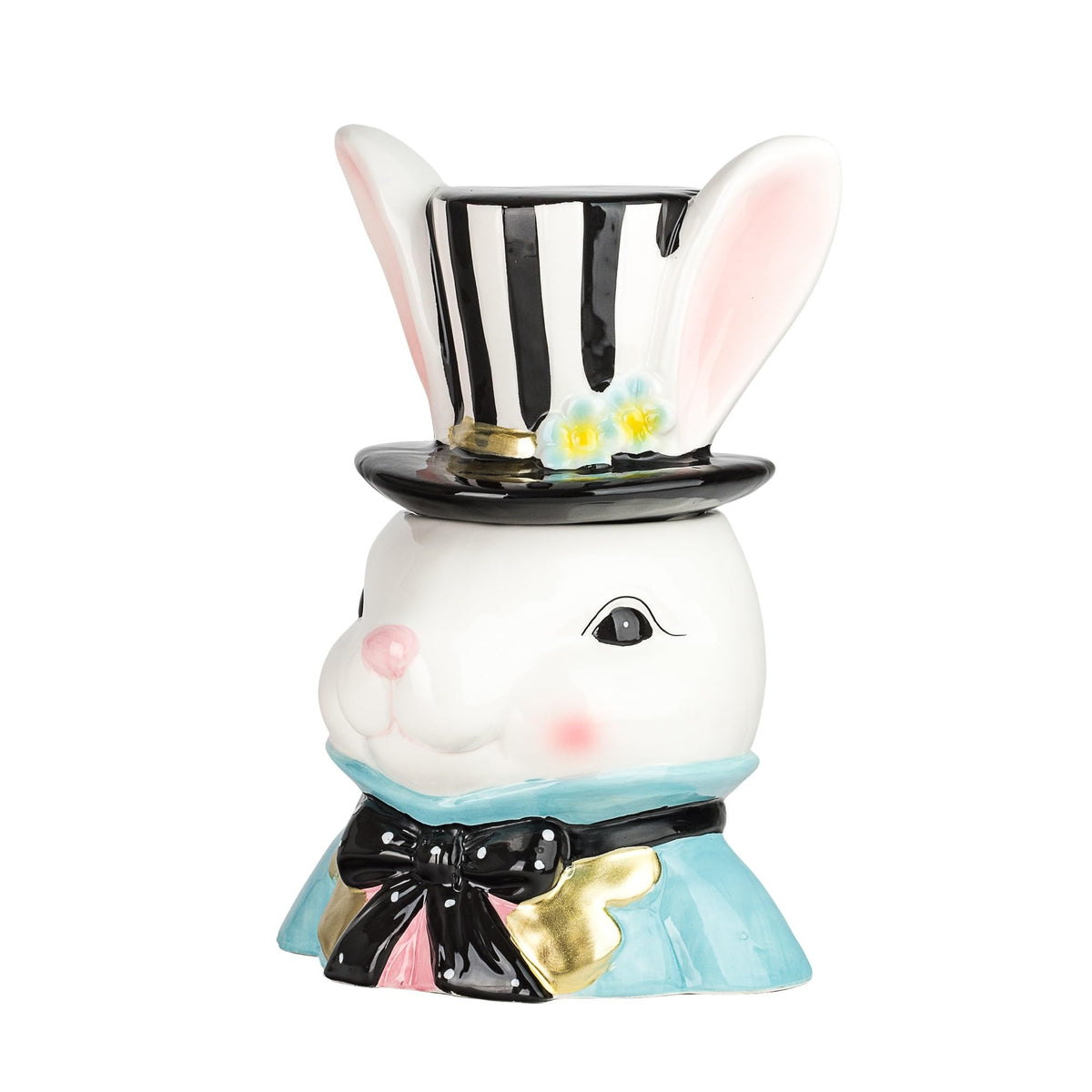 10 Strawberry Street Bluebell Cottontail / 52 fl oz / 52.0 fluid_ounces Cookie Jars