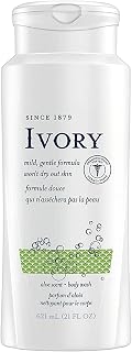 Ivory Body Wash, Aloe Scent, 21 Ounces (Pack of 4)