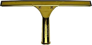 Ettore 10012 Solid Brass Squeegee, 12-Inch , Gold