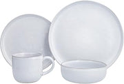 Nosse with Fortessa Svelte Stoneware 16 Piece Dinnerware Set, Service for 4, Stone