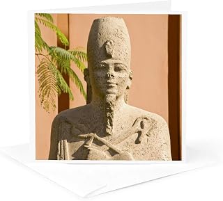 Egypt, Luxor. Pharaonic Statue, Museum 1 Greeting Card with envelope