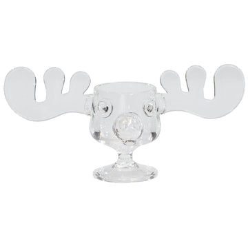 Costume Agent Acrylic Moose Mug, 4 Ounce Clear, 1 Pack