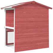 vidaXL Red / 37.0"L x 23.6"W x 38.6"H / Abstract Outdoor Pens & Hutches