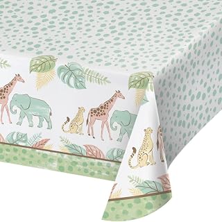 Creative Converting 372459 Tablecover, 54" x 96", Multicolor