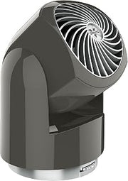 Vornado Flippi V10 Oscillating Compact Air Circulator Fan, Quiet Portable Fan for Office or Bedroom, Adjustable Head, 3 Speeds, Graphite Gray