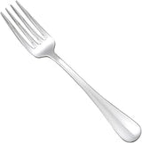 Winco 6 3/4" Stanford Stainless Steel Salad Fork (Set of 12)