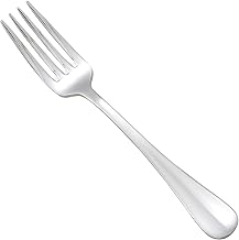 Winco 6 3/4" Stanford Stainless Steel Salad Fork (Set of 12)