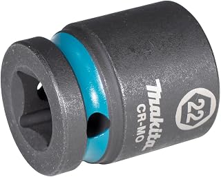 Makita E-16184 Impact Socket 1/2 Inch SW22 Short Impact Black