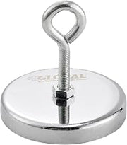 Global Industrial Ceramic Hang-It Magnet w/Attached Eyebolt, 35 Lbs. Pull, 6/Pack