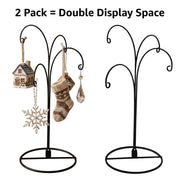 HOHIYA Ornament Display Stand, 12 Inch Iron Holder, Black