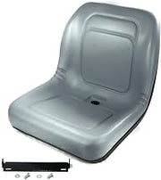 Replacement Gray High Back Seat fits Dixie Chopper 2001 Lawn Mowers XXWD5000-72, XW2400-60