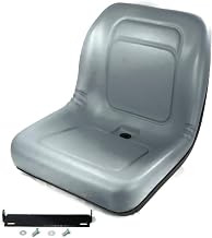 Replacement Gray High Back Seat fits Dixie Chopper 2001 Lawn Mowers XXWD5000-72, XW2400-60