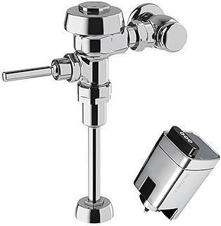 Royal 186 Urinal Flushometer, 3912697 & Sloan EBV-500-A Retrofit, 3325500 Bundle - Fixture Connection Top Spud, 0.5 GPF Manual Flush Valve, Exposed Side Mount Sensor, 72 Hour Sentinel Flush