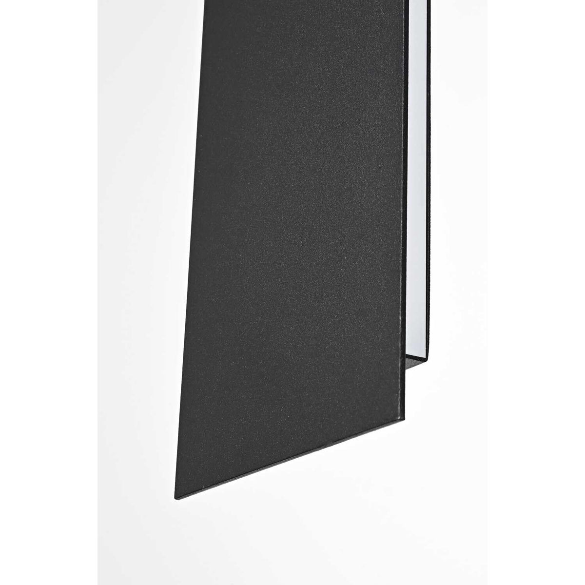 Waylen LED Outdoor Wall Sconce Black by Lighting Design – 119, Iron, Black, Model OD506W34BK