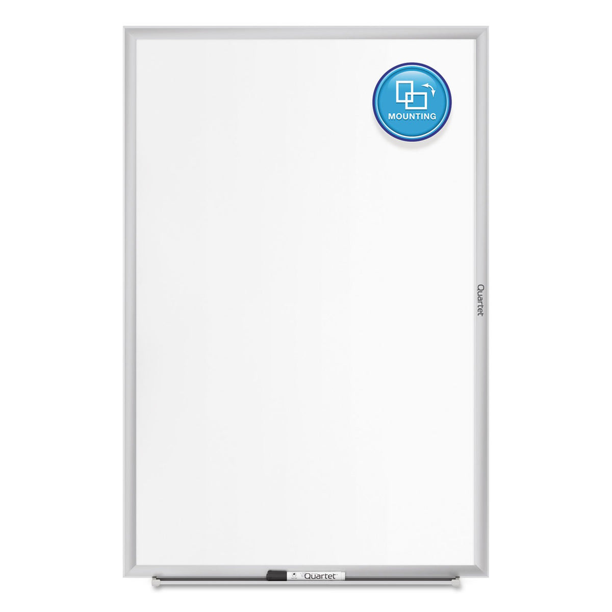 QRTSM534 - Classic Magnetic Whiteboard by Quartet – Aluminum, White, Model MYO3126391