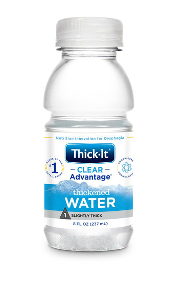 Clear Advantage Slightly Thick Water by Thick-It – 8 Fl Oz (Pack of 24)