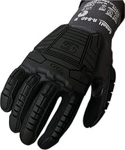 Ansell RINGERS R-840 Black TPR Impact Gloves, 2XL, Vend Pack, Case of 72
