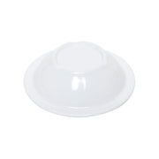Color white melamine dinnerware collection 6 inch salad bowl - 8 oz by Thunder Group – 8.0 ounces, Melamine, White, Model CR5608W