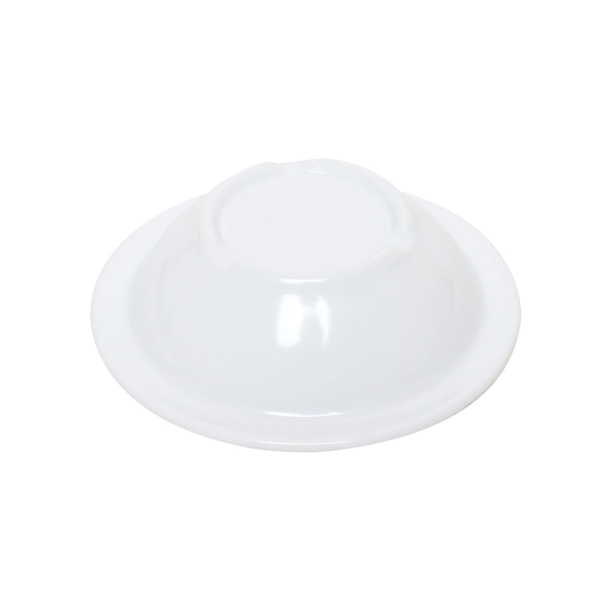 Color white melamine dinnerware collection 6 inch salad bowl - 8 oz by Thunder Group – 8.0 ounces, Melamine, White, Model CR5608W