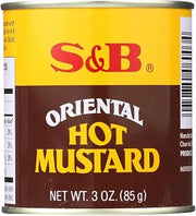 S&B S & B Mustard Powder Oriental Hot ( pack of 3)