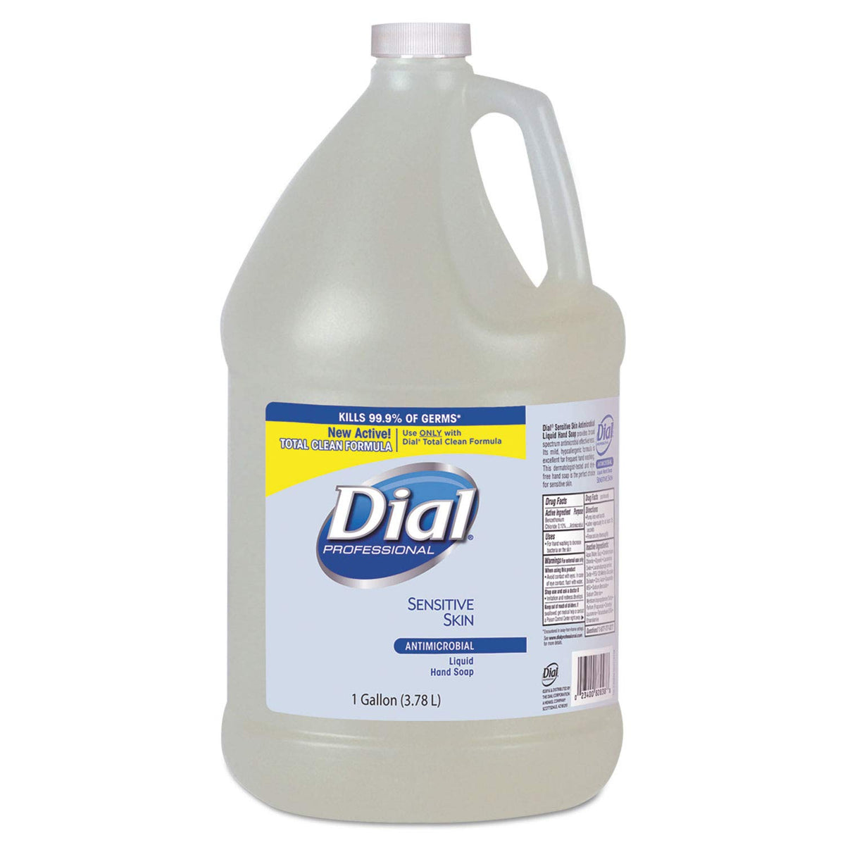 DIA82838 - Sensitive Skin Antimicrobial Soap Refill by Dial – 1 Count (Pack of 1), Pack of 4, Model 1875816