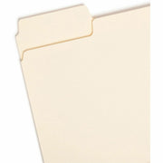 SuperTab File Folder by SMEAD – 100 Count (Pack of 1), Paper, Manila, Model 10301