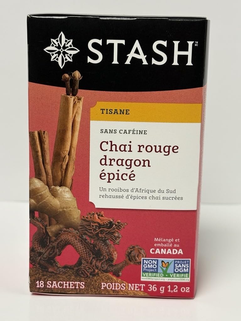 Tea Tea Decaf Chai Red Spice by Stash – 18 Count (Pack of 1), No Color, Model 0077652083095