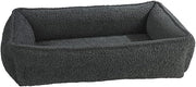 Bowsers Luxury Grey Sheepskin Medium Urban Lounger, Medium Dog Bed