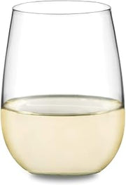 Libbey Vina Stemless White Wine Glasses, Set of 4