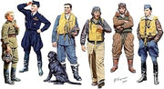 Masterbox Master Box MB32001 1/32 World War II Ace Pilot 6-Piece Set Plastic Model