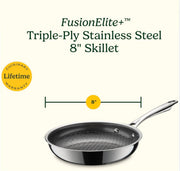 Cuisinart 8-inch Skillet / 8 Inch Skillet Frying Pan / Stainless Steel Roasting Pans
