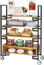 Cal-Mil 22123-99 Madera Serving Cart, 48"W x 18"D x 70-1/2"H