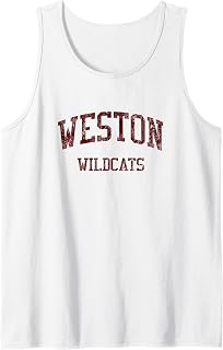Weston High School HS Weston MA Vintage Sports Tank Top