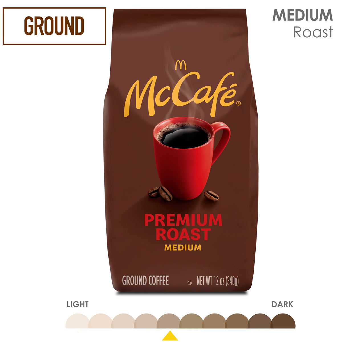 Premium Roast by McCafe – 12 Ounce (Pack of 1), Model 00043000055359