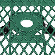 Global Industrial Green / 72 inches x 62 inches x 29.5 inches / Industrial Picnic Tables