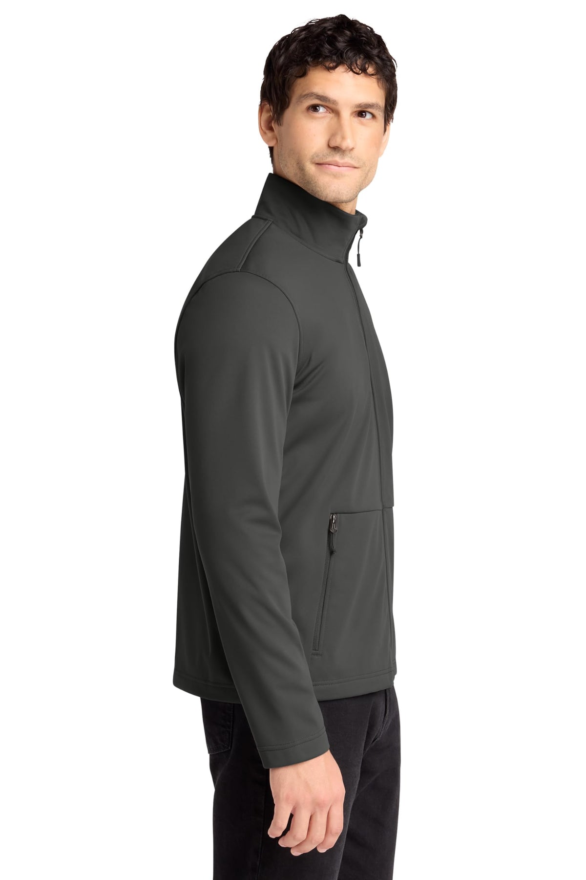 Men's Flexshell Jacket by Port Authority – X-Large, Grey Steel, Model J617