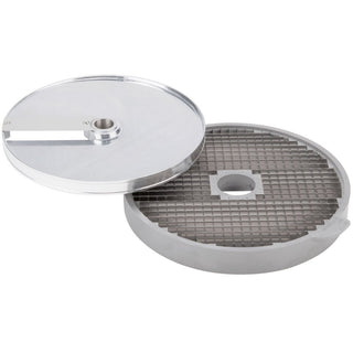 Food Processor 8mm x 8mm Cut Dicing Disc by Robot Coupe – Silver, Model 28111