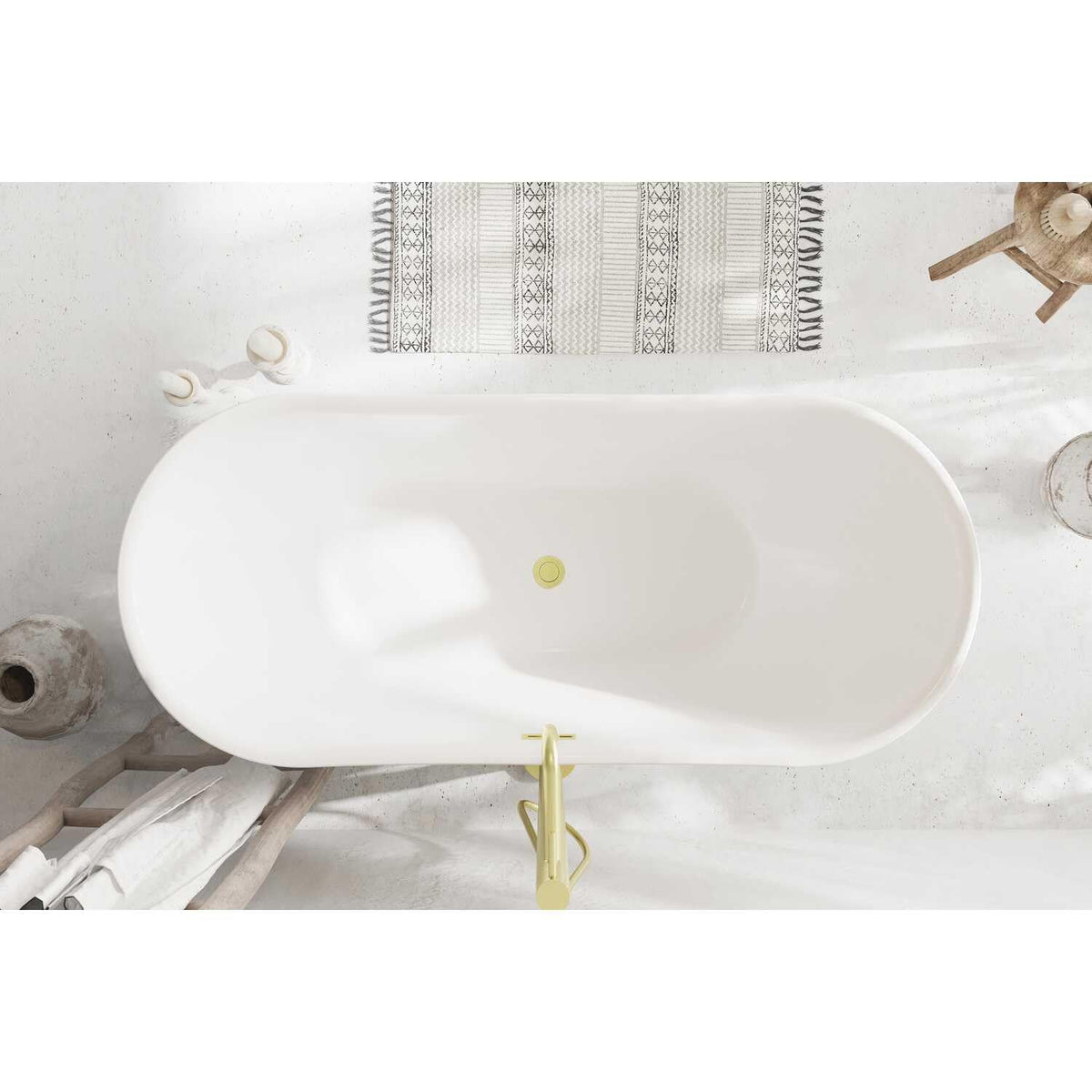 Elegant Lighting - BT30459GW-BGD - Bathtub - Bristol by Lighting Design – White