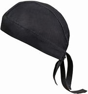 Winco One Size Black Head Wrap | Adjustable fit