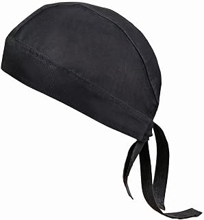 Winco One Size Black Head Wrap | Adjustable fit