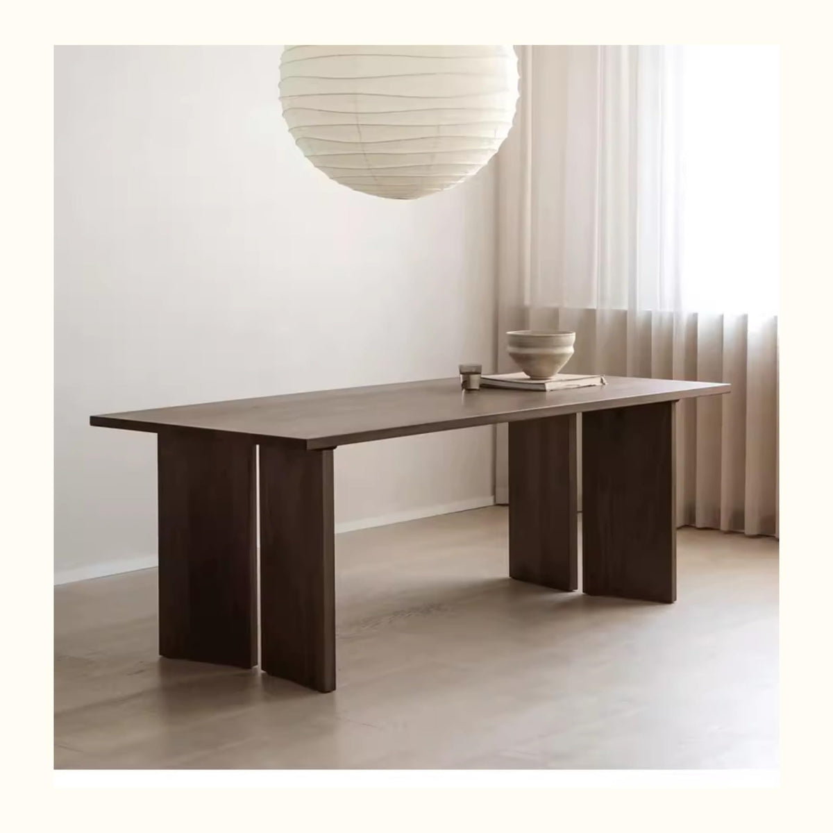 Mesa de Comedor Wooden Kitchen Dining Table Living Room Long Workbench Mesa de Comedor by DIEYPOL – 200x95x75cm, Acacia, One Color, Model KTDCMRVDT-200X95X75CM