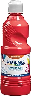 Prang Washable Tempera Paint, Red, 16 Oz., 1 Count (Pack of 12)