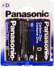 Panasonic UM-1NPA/2B D Battery 2PK Heavy Duty