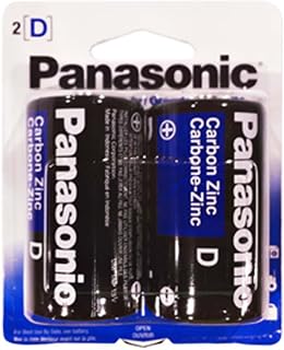 Panasonic UM-1NPA/2B D Battery 2PK Heavy Duty
