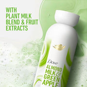 Dove 17.5 Fl Oz (Pack of 1) / White / Almond Milk & Green Apple Body Washes