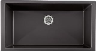 Elkay QUARTZ LUXE 35-7/8 X 19 X 9 SINGLE BOWL UNDERMOUNT KITCHEN SINK WITH PERFECT DRAIN CHAR