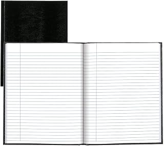 Blueline Executive Journal, Lizard-Like, Hard Cover, Perfect Binding, 150 Pages, 9.25" x 7.25", Black (A7.BLK)