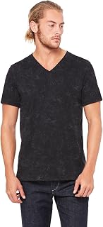 BELLA+CANVAS Bella + Canvas Unisex Jersey Short-Sleeve V-Neck T-Shirt L BLK MINERAL WASH