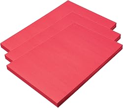 Prang Construction Paper, Holiday Red, 12" x 18", 100 Sheets Per Pack, 3 Packs