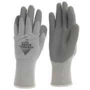 Super-Fit Thermal Work Gloves with Natural Rubber Coated Palm Grey Knit - Large by SUMMIT GLOVE INCORPORATED – Large, Knit, Grey, Pack of 2, Model A304TH-L
